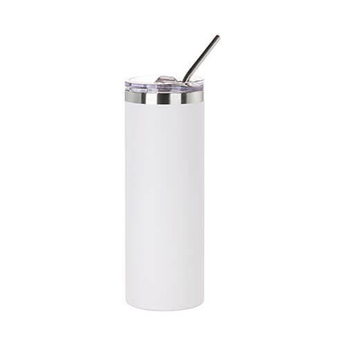 Kubek termiczny Pixel Sip 600 ml ze stali nierdzewnej z nadrukiem pixel-art — widok 1